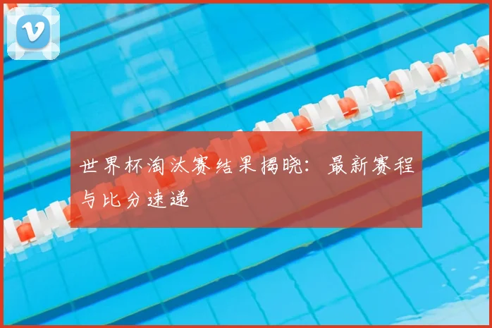 世界杯淘汰赛结果揭晓:最新赛程与比分速递