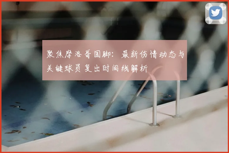 聚焦摩洛哥国脚:最新伤情动态与关键球员复出时间线解析